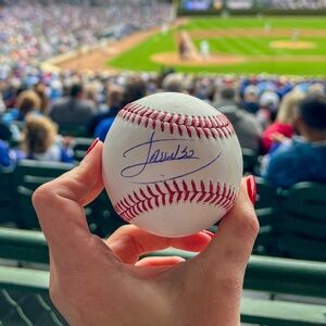 Javier Assad Signed Official Major League Baseball Chicago Cubs